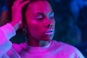 neon eyeshadow